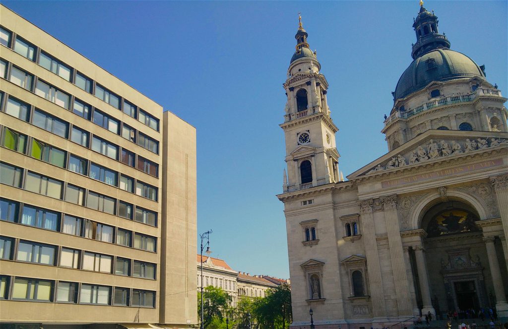 Communist era building in Budapest