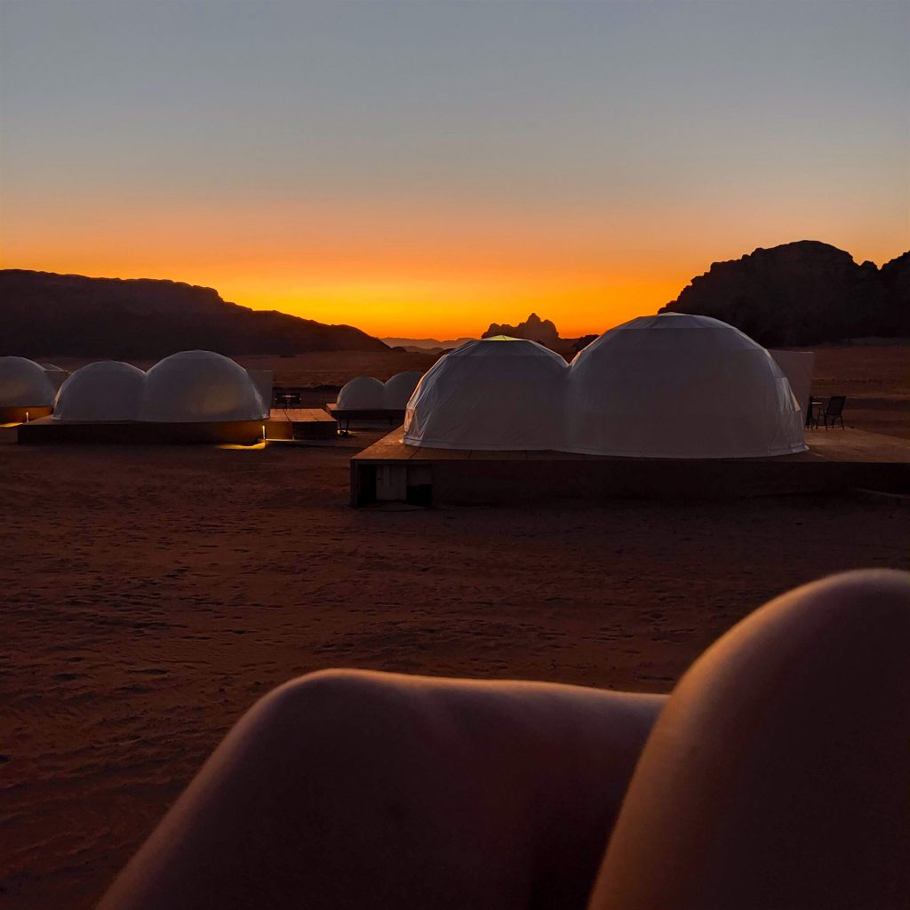 Sunset at Wadi Rum